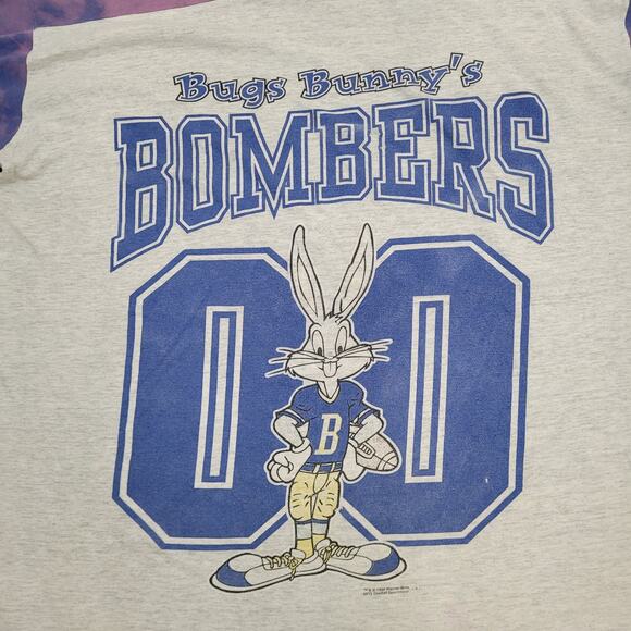 Vintage 1995 Bugs-Bunny Shirt Womens 2XL 25x31 Faded - Picture 13 of 16